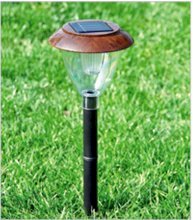 Đèn năng lượng mặt trời sân vườn chất liệu nhựa EC2306