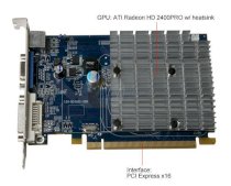 Sapphire HD 2400Pro (Radeon HD 2400 Series, 64-bit, 512MB, GDDR2, PCI Expressx16) 