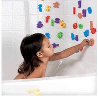 Sea & Learn™ Bath Shapes 11022(Bộ chữ cái và số có hình động vật biển)