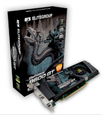 ECS N9600GT-512MX (NVIDIA GeForce 9600 GT, 512MB, 256-bit, GDDR3, PCI Express 2.0 x16)