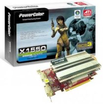 POWERCOLOR X1550 SCS3 (ATI Radeon X1550, 256MB, 128-bit, GDDR2, PCI Express x16) 