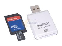 SanDisk 6GB Micro SDHC Flash Card w/MicroMate Model SDSDQ-6144-A11M