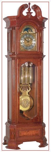 Hermle grandfather clock 01154-N91161