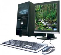Máy tính Desktop I-SINGPC 102A (Intel Pentium Dual Core E2200 2.2GHz, 1GB RAM, 160GB HDD, VGA Intel GMA 3100, PC DOS, Không kèm theo màn hình)