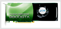 J&W JW GeForce 9800GTX  (NVIDIA GeForce 9800GTX, 512MB, 256-bit, GDDR3, PCI Express 2.0 x16) 