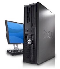 Máy tính Desktop Dell Optiplex 360n DT (Intel Pentium Dual Core E5300 2.6GHz, 1GB RAM, 80GB HDD, VGA Intel GMA 3100, LCD DELL 19inch, FreeDOS )