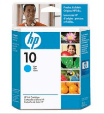 HP 10 Cyan Ink Cartridge (C4841A)