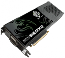 BFG NVIDIA GeForce 9800 GX2 OCX (NVIDIA GeForce 9800 GX2, 1GB, 512-bit, GDDR3, PCI Express x16 2.0)