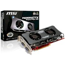 MSI N285GTX SuperPipe 2G OC (NVIDIA GeForce GTX 285, 2048MB, 512-bit, GDDR3, PCI Express x16 2.0)