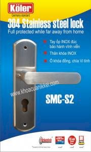 Khóa tay gạt Inox Koler SMC-S2