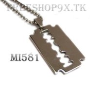 MI581: mặt dây chuyền hình dao lam