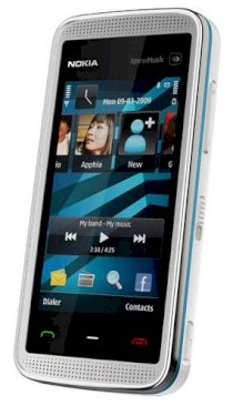 Nokia 5530 XpressMusic Blue on White