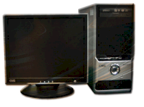CMS Scorpion (S158-03) (Intel Core 2 Duo E8400 3.0GHz, RAM 4GB, HDD 500GB, VGA onboard, Linux, không kèm theo màn hình)