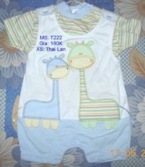 Bộ quần áo cho bé trai  T222 của Thái Lan