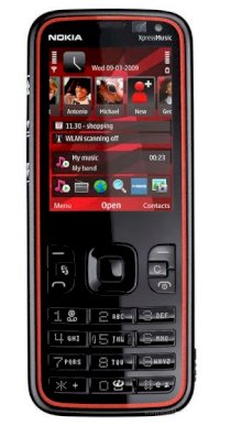 Nokia 5630 XpressMusic Red on black