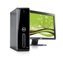 Máy tính Desktop Dell Studio Slim (R211208AU) (Intel Core 2 Duo E7400 2.8GHz, 6GB RAM, 640GB HDD, VGA ATI Radeon 4350, Monitor Dell S2309WFP 23inch, Windows Vista Home Premium )