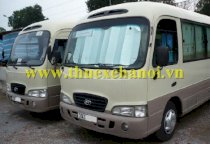 Cho thuê xe du lịch, sân bay, Hn city xe Hyundai County 25- 30 chỗ ngồi 