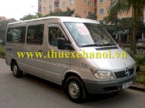 Cho thuê xe du lịch, sân bay, Hn city xe Mercedes Sprinter 16 chỗ ngồi 