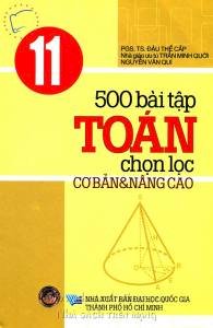 500 bài tập toán chọn lọc cơ bản và nâng cao 11