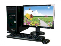 Máy tính Desktop TIGER Computer TGH4 (Intel Core 2 Quad Q8200 2.33GHz, 1GB RAM, 320GB HDD, VGA onboard, PC Dos, không kèm màn hình)