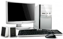 Máy tính Desktop Acer eMachines ET1810 (Intel Pentium Dual Core E5200 2.5GHz, 1GB RAM, 160GB HDD, VGA NVIDIA GeForce 7050, PC DOS, Không kèm theo màn hình)
