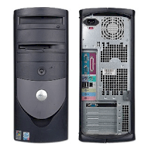 Máy tính Desktop DELL OPTIPLEX GX 240 TOWER (Intel Pentium 4 1.8GHz, 256MB RAM, 20GB HDD, VGA onboard, Dos, không kèm theo màn hình)