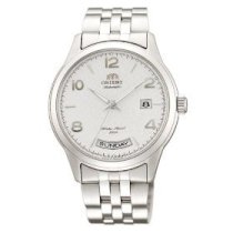  Orient Men's Wide-Calendar White Automatic Watch #CEV09001W  