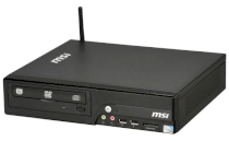 Máy tính Desktop MSI Wind Nettop 120 (Intel Atom 230 1.6GHz, 2GB RAM, 160GB HDD, VGA Intel GMA 950, Windows XP Home, Không kèm theo màn hình)