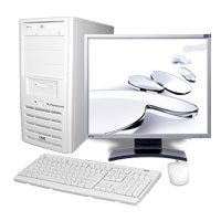 Máy tính Desktop CMS Powercom A3534E (Intel core 2 duo E4500 2.2Ghz, 512MB RAM, 160GB HDD, VGA Intel GMA 950, CMS CRT 17 inch Flat, PC-Dos)