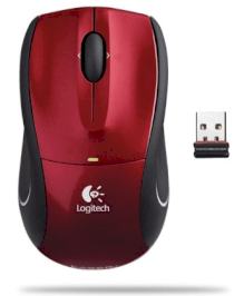 Logitech V450 Laser Nano Red