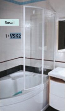 Vách chắn bồn VSK2 white