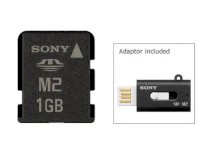 Sony Memory Stick Micro with USB Adaptor 1GB 
