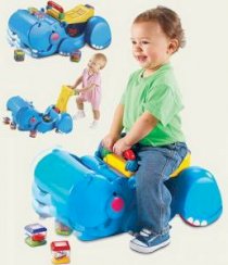 Hippo tập đi & cưỡi 2 trong 1 Fisher Price C5843 