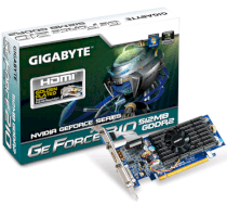 GIGABYTE GV-N210OC-512I (NVIDIA GeForce 210, 512MB, GDDR2, 64 bit, PCI Express 2.0)   