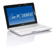 ASUS Eee PC Seashell 1008HA-PU17-WT Pearl White (Intel Atom N280 1.66GHz, 2GB RAM, 320GB HDD, VGA Intel GMA 950, 10.1inch, Windows 7 Home Premium)
