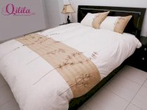 Bộ chăn ga gối Nadia của Qilila - Bedding  for wedding 