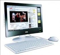 Máy tính Desktop BENQ All in one nScreen i221Eco (AMD Sempron 210U 1.5GHz, RAM 1GB, HDD 160GB + SSD 8GB, ATI Radeon X1200, Microft Windows XP Home Edition, Benq LCD 21.5 inch)