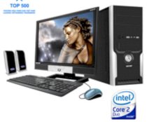Máy tính Desktop VENR BSU - DE7000 (Intel Core 2 Duo E7400 2.8GHz, 1GB RAM, 320GB HDD, VGA Intel 3100, PC-Dos, không kèm theo màn hình)