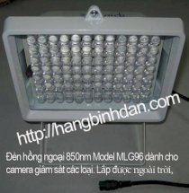 Đèn hồng ngoại MLG96 hỗ trợ camera nhìn đêm