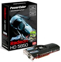 PowerColor PCS+ HD5850 1GB GDDR5 (AX5850 1GBD5-PPDH) (ATI RADEON HD 5850, 1GB, GDDR5, 256-bit, PCI Express 2.1 x 16)   