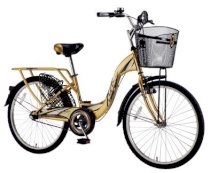 Xe đạp thái LA CR24009-A (vàng đen)