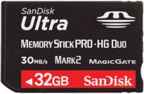 Sandisk Memory Stick PRO-HG Duo Ultra 200x 32GB 