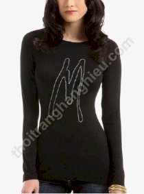Marciano M Lace Logo Top-black M90710