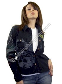 Ed Hardy jacket classic bulldog black D0538