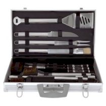 30-Piece BBQ Tool Set with Aluminum Carrying Case