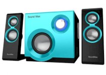 Loa Sound Max SM-302 2.1 ( Black + Blu )