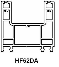 Khung bao cửa lùa HF62DA