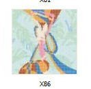 Gạch trang trí Mosaic - tranh hoa văn hồ bơi X86