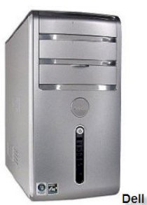Máy tính Desktop Dell Inspiron 531 MT ( AMD Athlon 5200+ 2.7GHz, RAM 1GB, HDD 160GB, VGA nVidia GeForce 6150 SE, PC DOS, không kèm màn hình )
