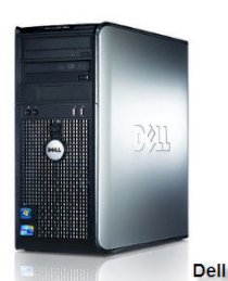 Máy tính Desktop Dell Optiplex 380 ( Intel Core 2 Duo E7500 2.93GHz, RAM 2GB, HDD 250GB, VGA Intel GMA 4500, PC DOS, không kèm màn hình )